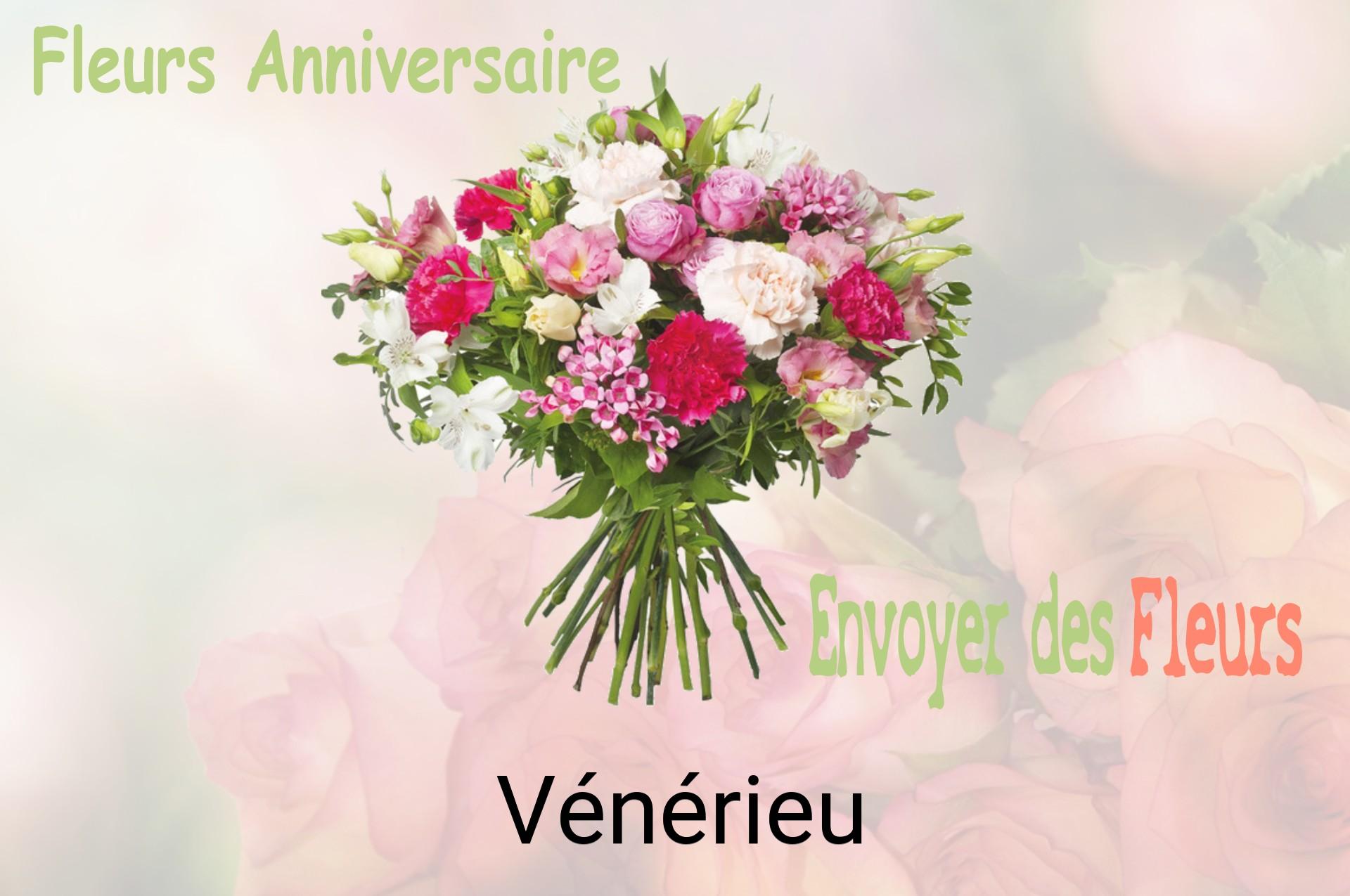 Bouquet de fleurs d’anniversaire livré à Vénérieu