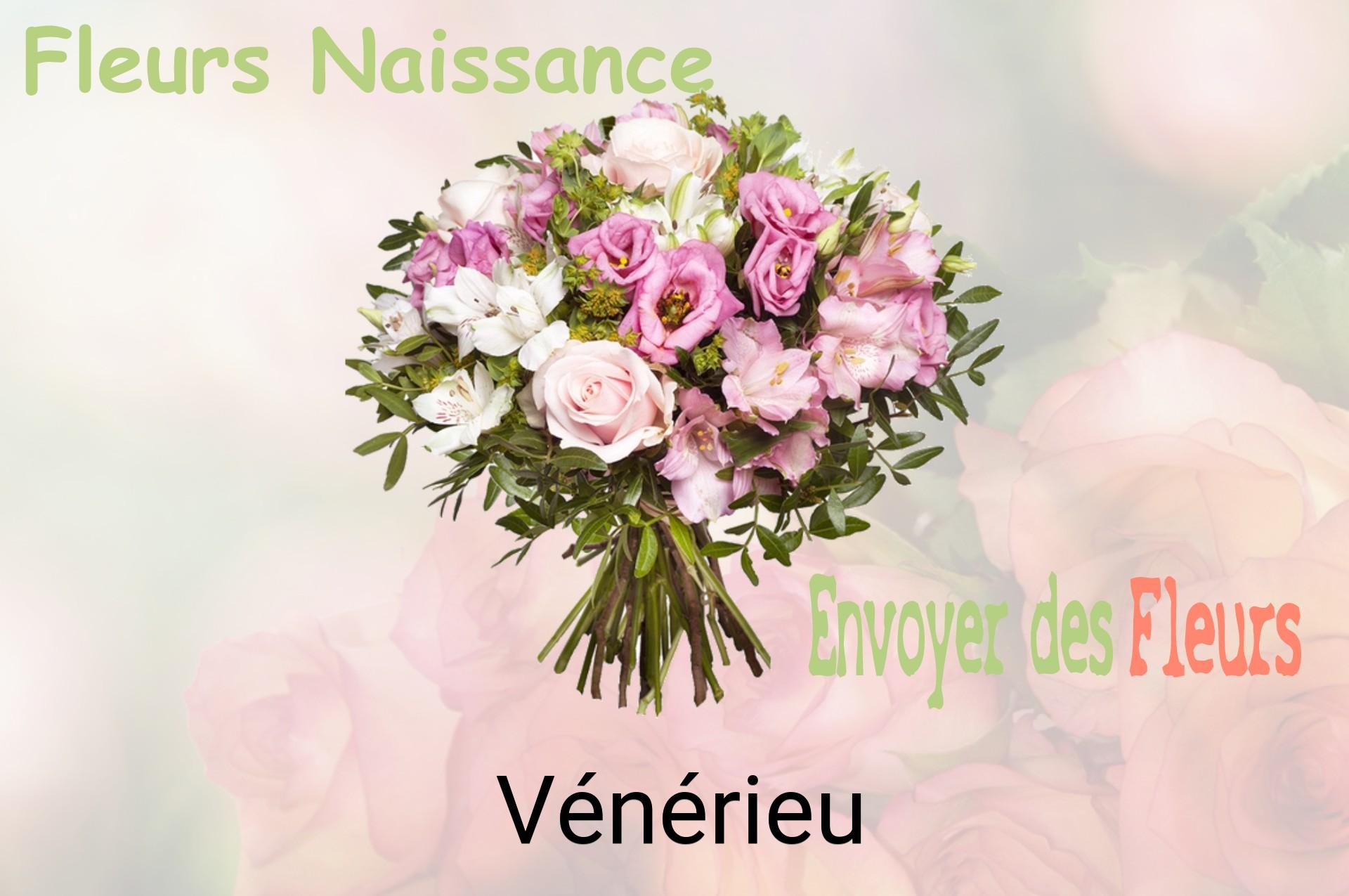 Bouquet de fleurs de naissance livré à Vénérieu